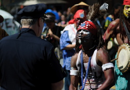 taunting the police